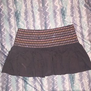 Old Navy brown and sequins mini skirt size 4